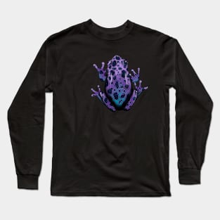 Purple Poison Dart Frog Long Sleeve T-Shirt
